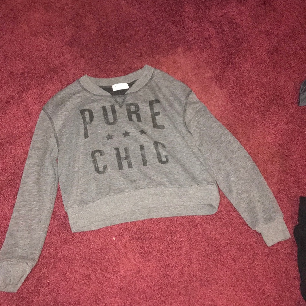 Dark gray sweater